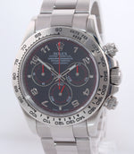 2008 MINT PAPERS Rolex Daytona Black Racing Dial 116509 18k White Gold Watch Box