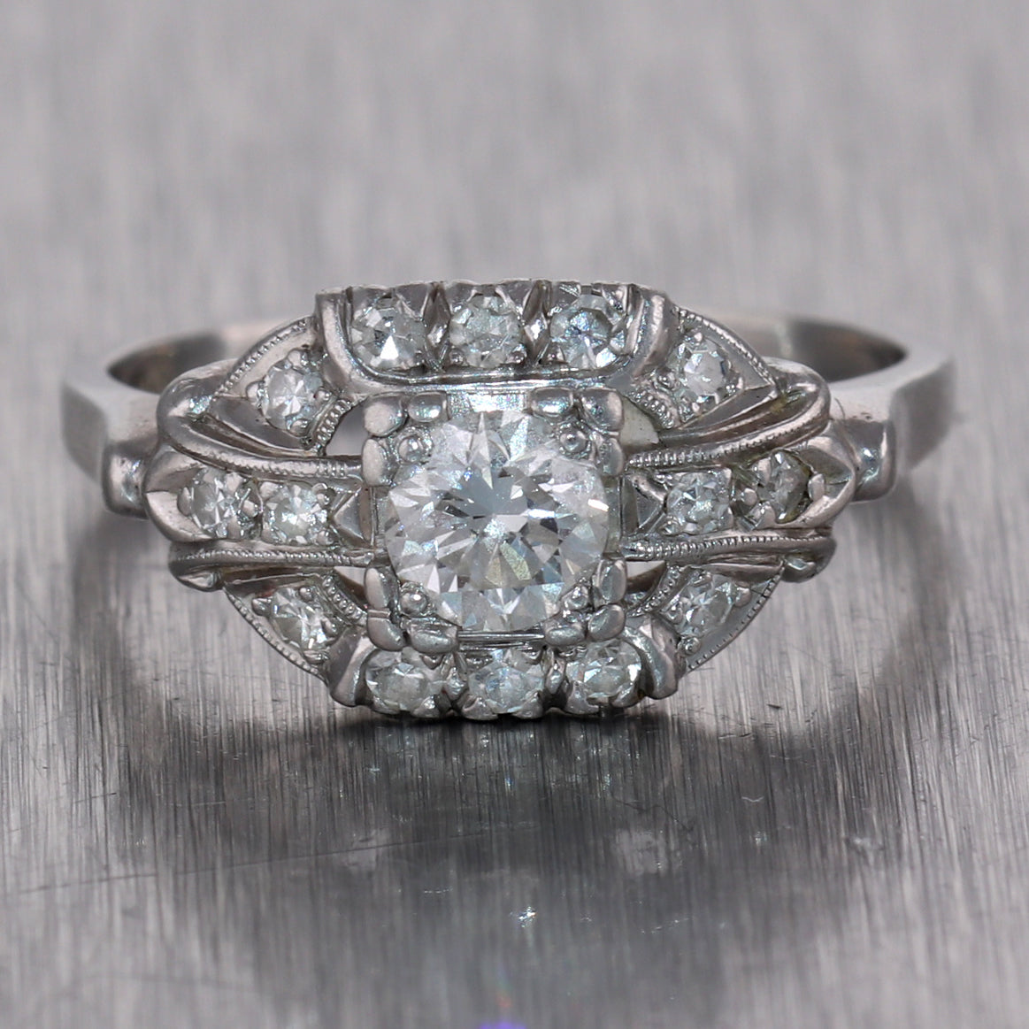 Antique diamond engagement rings 1930s Clearance