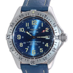 MINT Breitling SuperOcean A17040 Blue 41mm Steel Swiss Date Automatic Dive Watch