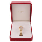 MINT Ladies Cartier Mini Panthere 1130 18K Yellow Gold Ivory Roman Quartz Watch