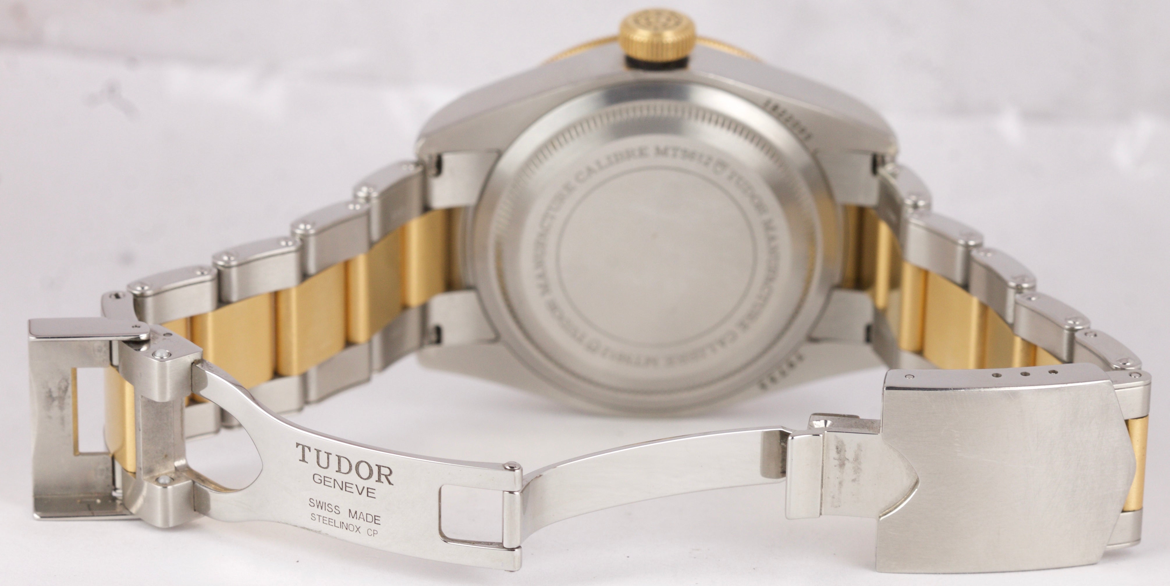 2019 Tudor Black Bay Heritage Two-Tone Stainless Black 41mm Watch 79733N B+P SET