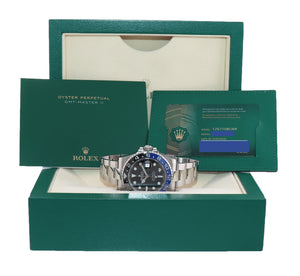 2021 NEW Rolex 126710 GMT Master Batman Black Blue Oyster Ceramic Watch Box