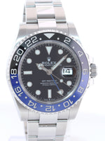 2021 NEW Rolex 126710 GMT Master Batman Black Blue Oyster Ceramic Watch Box