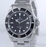 PAPERS and Serviced Rolex Submariner No-Date 14060 Steel 2 line 40mm Watch Box