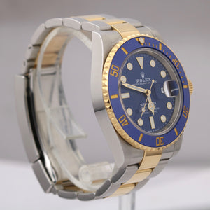 Rolex Submariner Bluesy Two-Tone Yellow Gold Blue Steel 126613 LB 41mm Watch