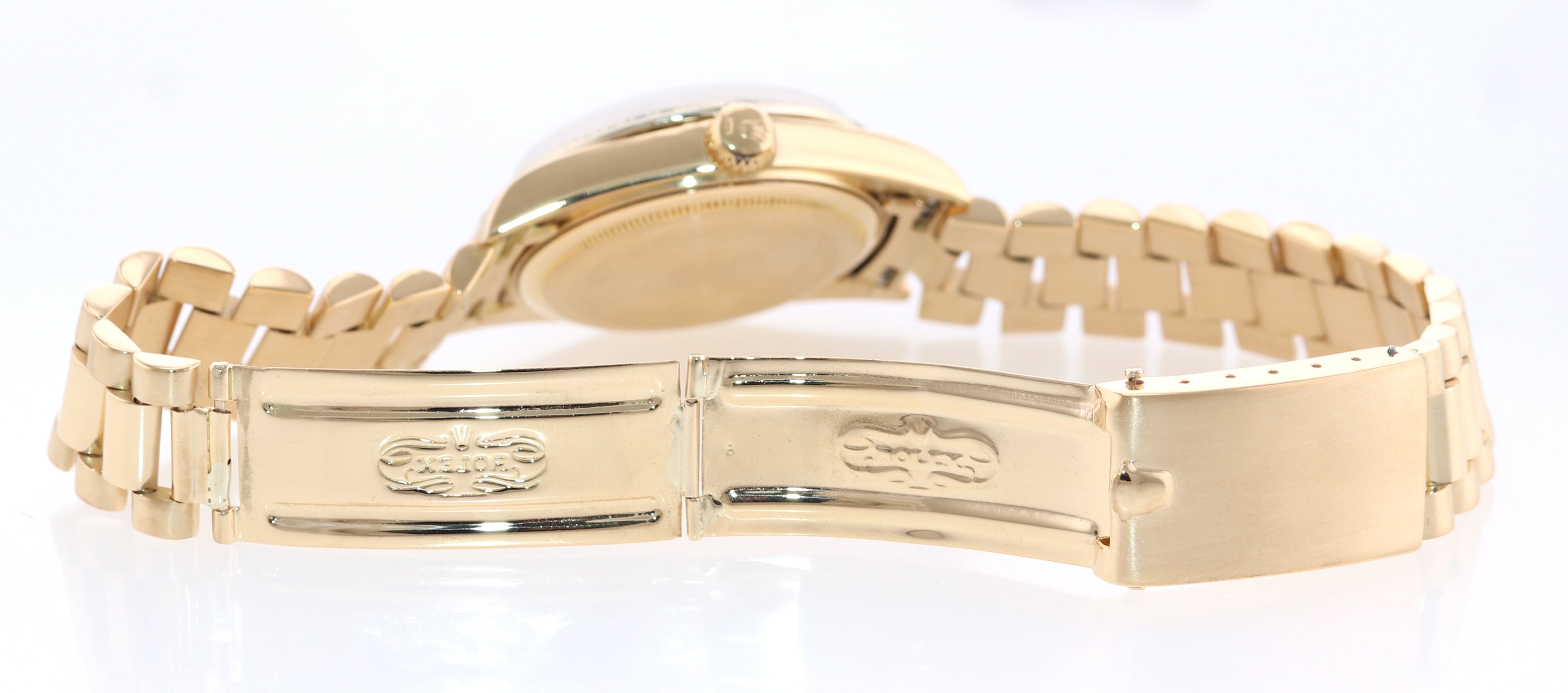 DIAMONDS Rolex Day-Date President 1803 18k Yellow Gold MOP Diamond Watch