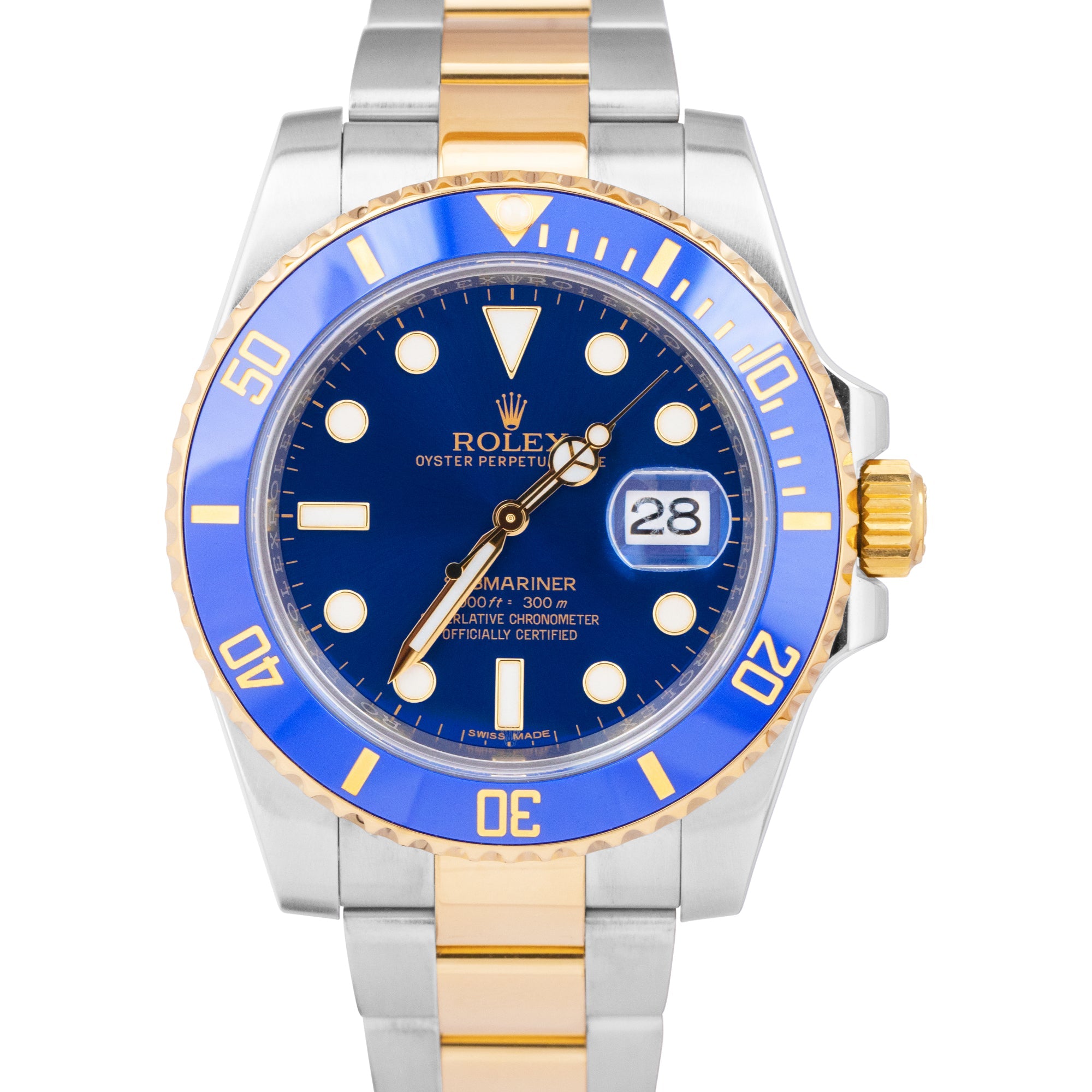 2015 rolex submariner two tone Clearance