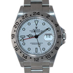 PAPERS RANDOM SERIAL 2010 Rolex Explorer II 16570 Polar 40mm 3186 GMT Watch