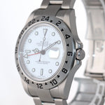 PAPERS RANDOM SERIAL 2010 Rolex Explorer II 16570 Polar 40mm 3186 GMT Watch