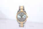 NEW PAPERS Rolex DateJust 41 126333 Two Tone Gold Silver Oyster Watch Box