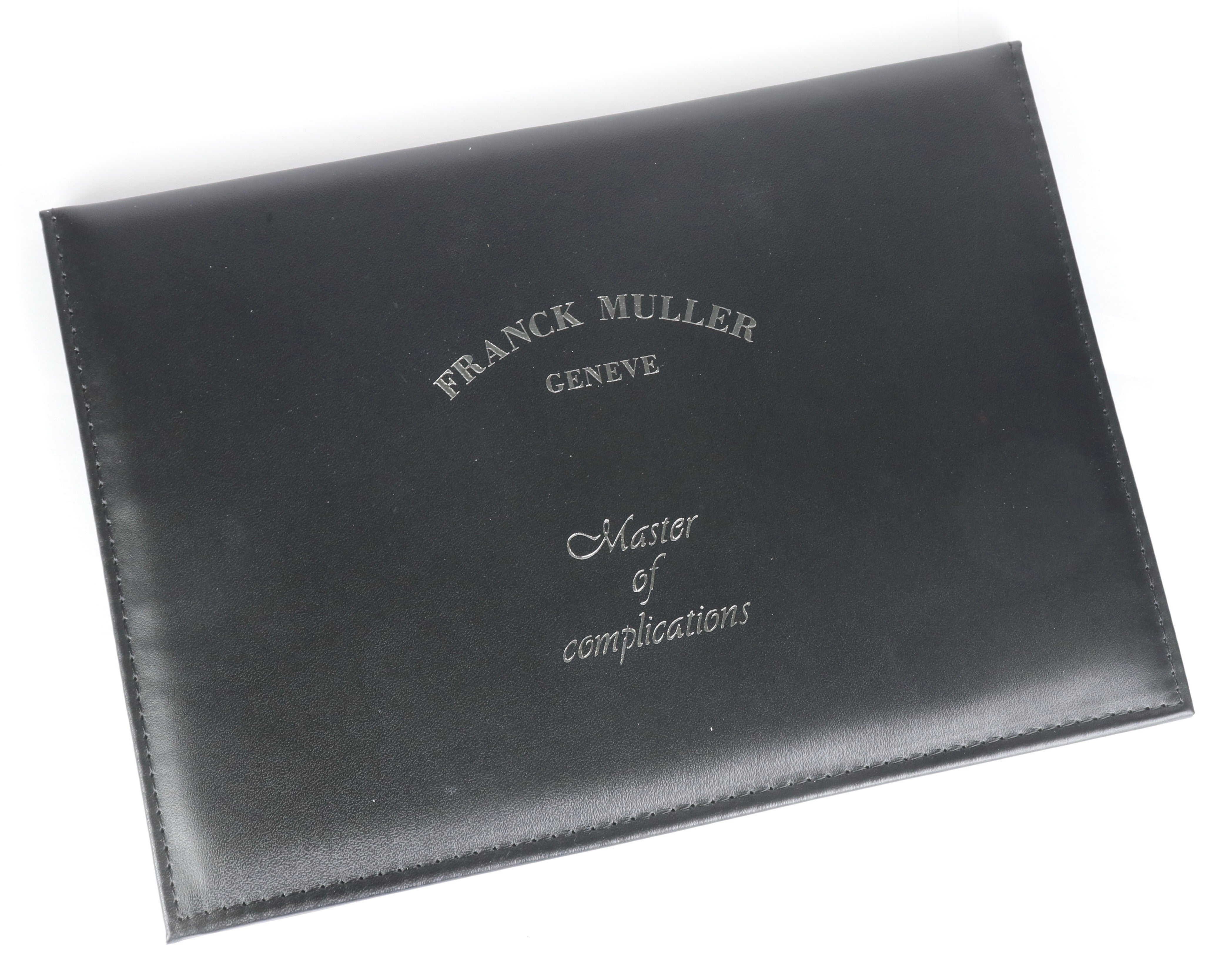 MINT Franck Muller Conquistador 9900 SC DT GPG Black Titanium 48mm Watch