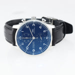 PAPERS IWC Portuguese Portugieser 150 Year Steel 41mm IW3716 Chronograph Watch