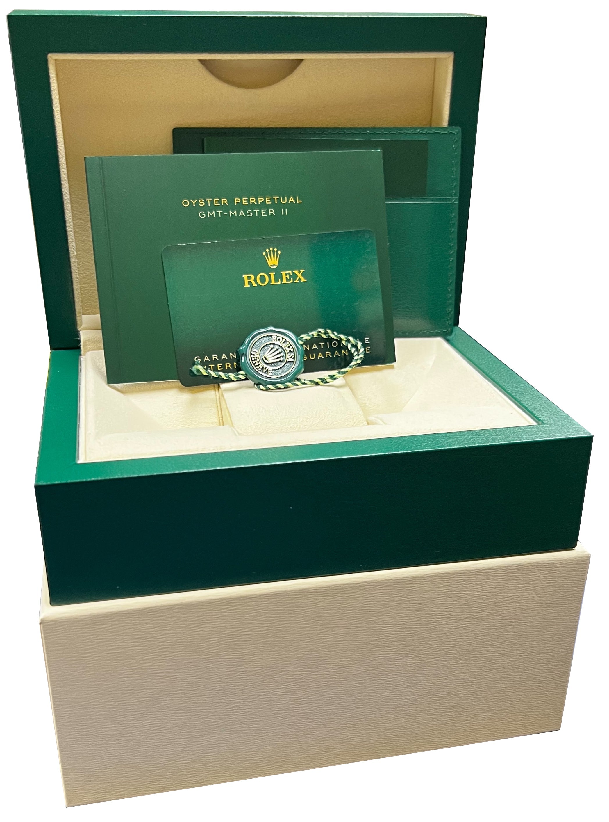 2022 Rolex GMTMaster II Ceramic BATMAN OYSTER BRACELET Watch 126710 B