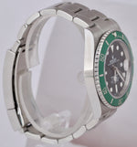 2021 Rolex Submariner 41mm Date GREEN KERMIT Ceramic Steel Watch 126610 LV B+P