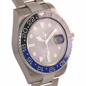 2019 MINT Rolex GMT Master 2 116710 BLNR Steel Ceramic Batman Blue Bezel Watch