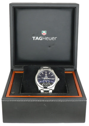 MINT TAG Heuer Link Calibre 6 Black 38mm Automatic Stainless Steel WJF211A Watch
