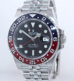 APRIL 2021 BRAND NEW PAPERS Rolex GMT Master PEPSI Blue Ceramic 126710 Watch