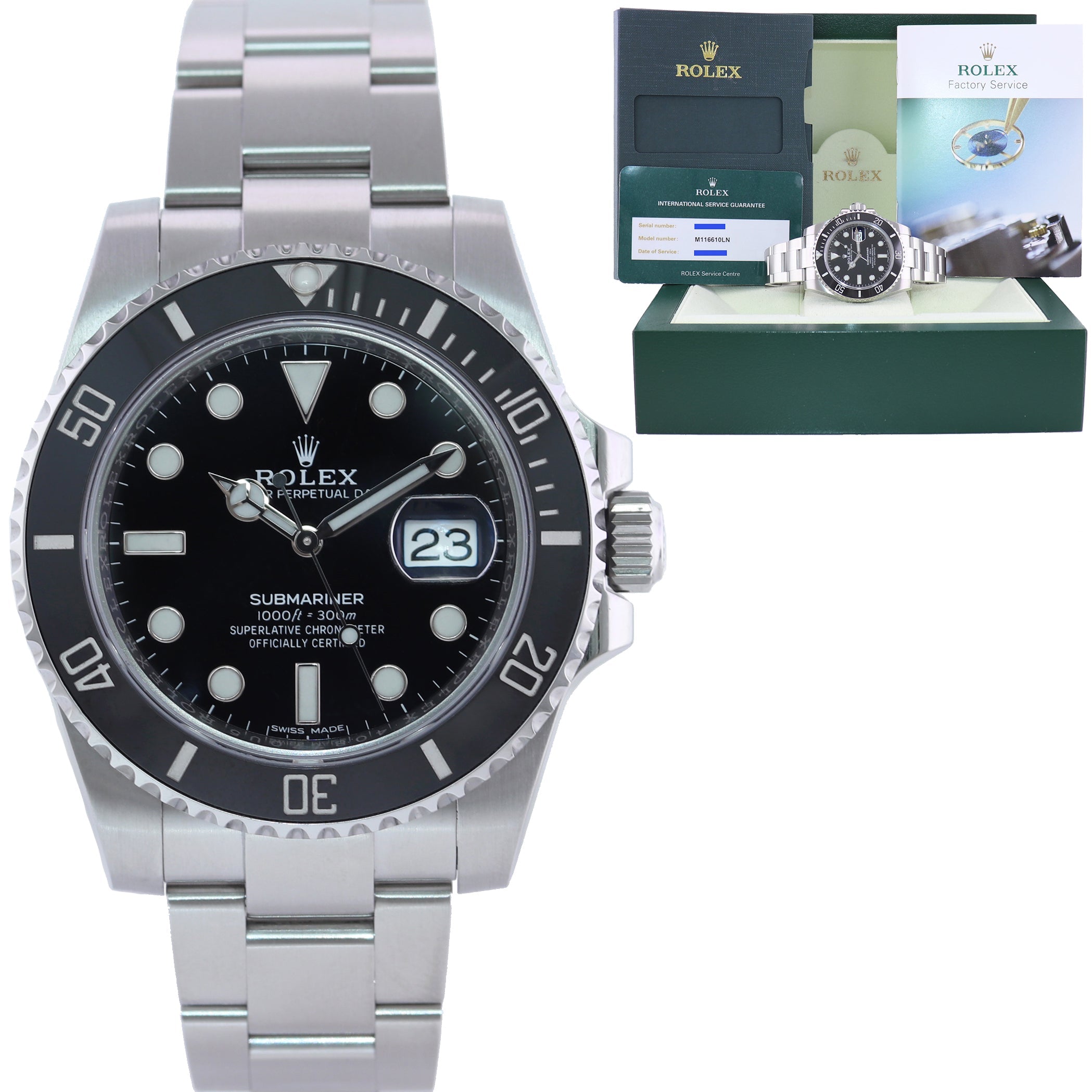 Rolex Submariner Black Date 2022 - Wilkinsons Jewellery and Watches