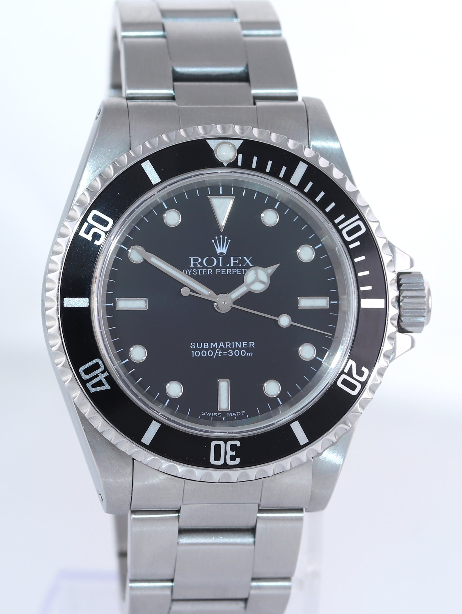 Rolex Submariner No-Date 14060m Steel Black Dial Dive 40mm Watch Box