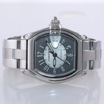 PAPERS MINT Cartier Roadster Automatic Grey Silver W62025V3 Steel Watch 2510