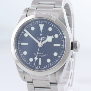 MINT PAPERS 2018 Tudor Black Bay 36 Steel Blue Automatic Watch 79500 36mm