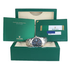 2019 PAPERS Rolex DateJust 41 Steel 126300 Blue Dial Jubilee 41mm Watch Box