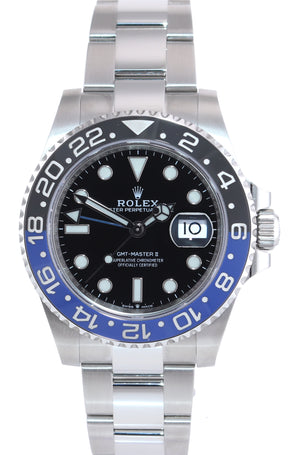 NOV 2021 NEW PAPERS Rolex GMT Master PEPSI Blue Ceramic Oyster 126710 Watch