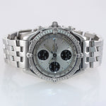 MINT PAPERS Breitling Chronomat 39mm Chronograph Silver Black Steel A13048 Watch