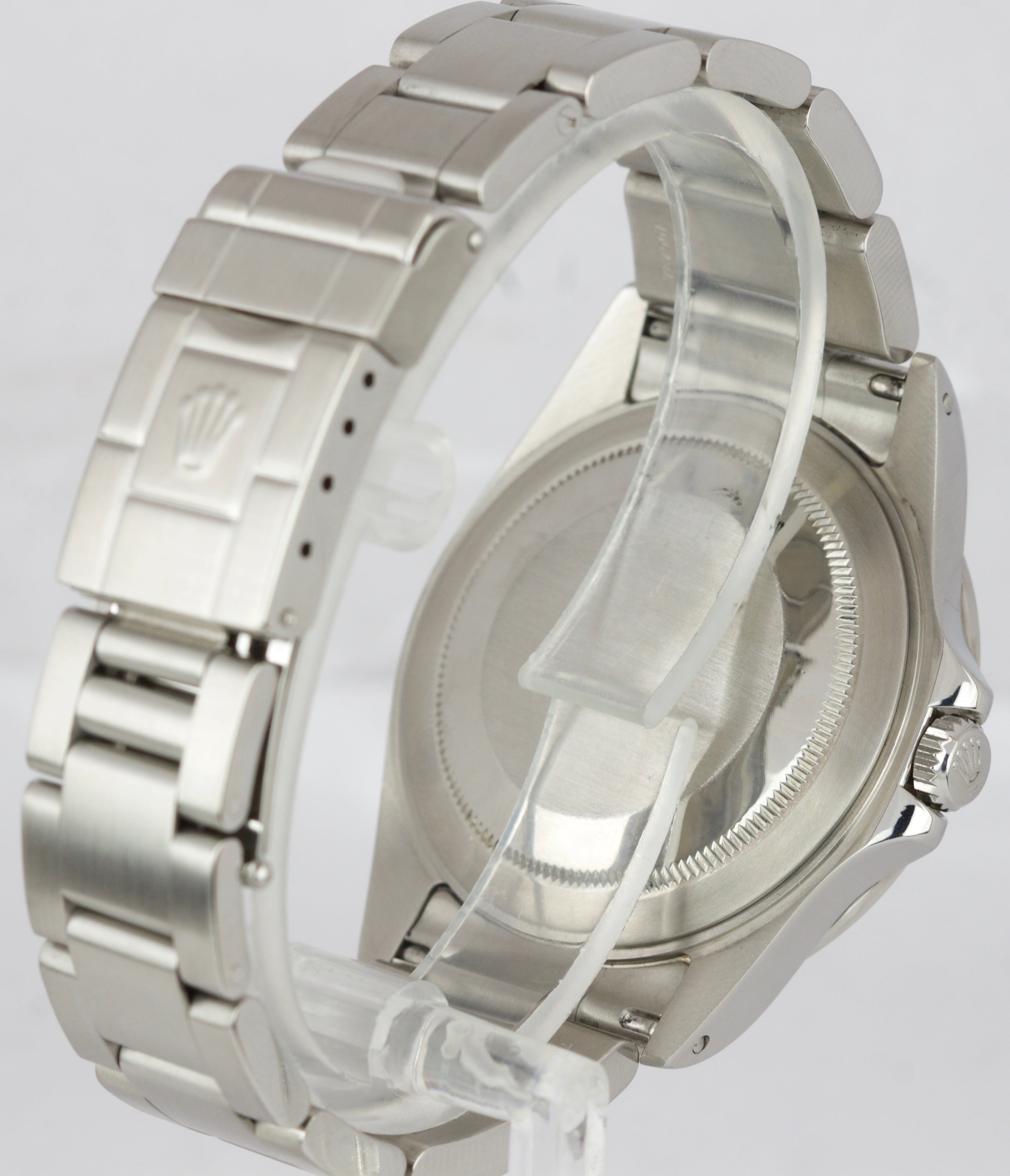 2000 MINT Rolex Explorer II Polar White Stainless Steel 40mm GMT SEL 16570 Watch