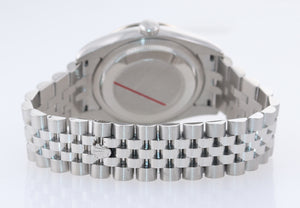 2005 Rolex DateJust 116264 Turn-O-Graph White T Bird Steel Jubilee 18k Watch