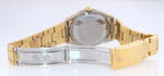 VTG Rolex Date Gold Shell 15505 34mm Champagne Stick Oyster Perpetual Watch