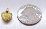 SUNA BROS Small Heart Pendant - 0.05ct Diamond - Solid 14k Yellow Gold