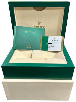MINT PAPERS Rolex Yacht-Master 18K ROSE GOLD Oysterflex 40mm Watch 116655 BOX