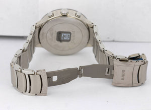 Men's RADO Centrix Steel Rose Gold 44mm Chronograph Swiss Quartz Watch R30122113