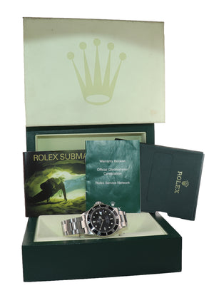 2010 ENGRAVED REHAUT Rolex Submariner Date 16610 Steel 40mm Watch Box