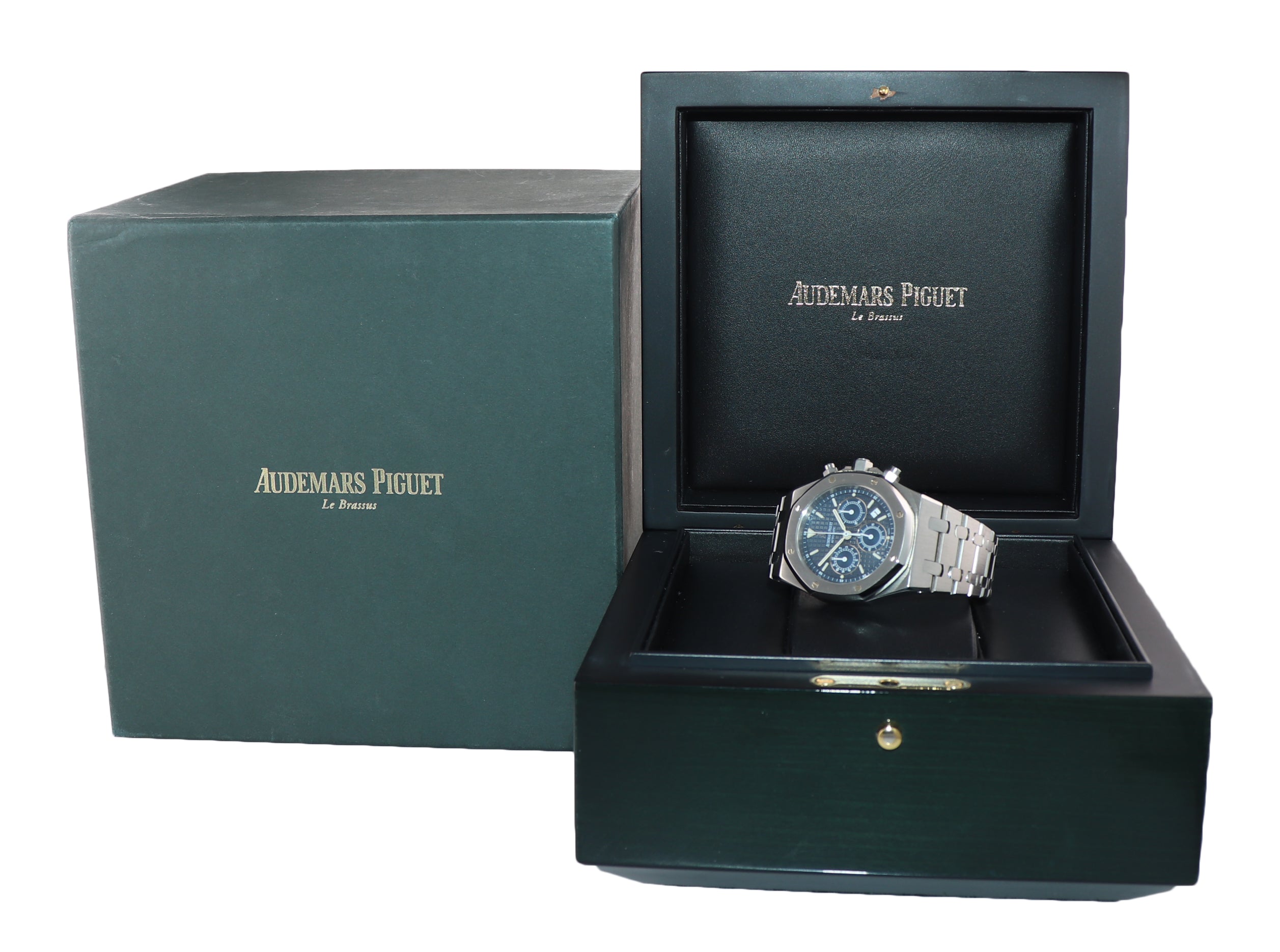 Audemars Piguet Royal Oak Chrono 39mm Blue Steel 25860ST.OO.1110ST.01 Watch Box