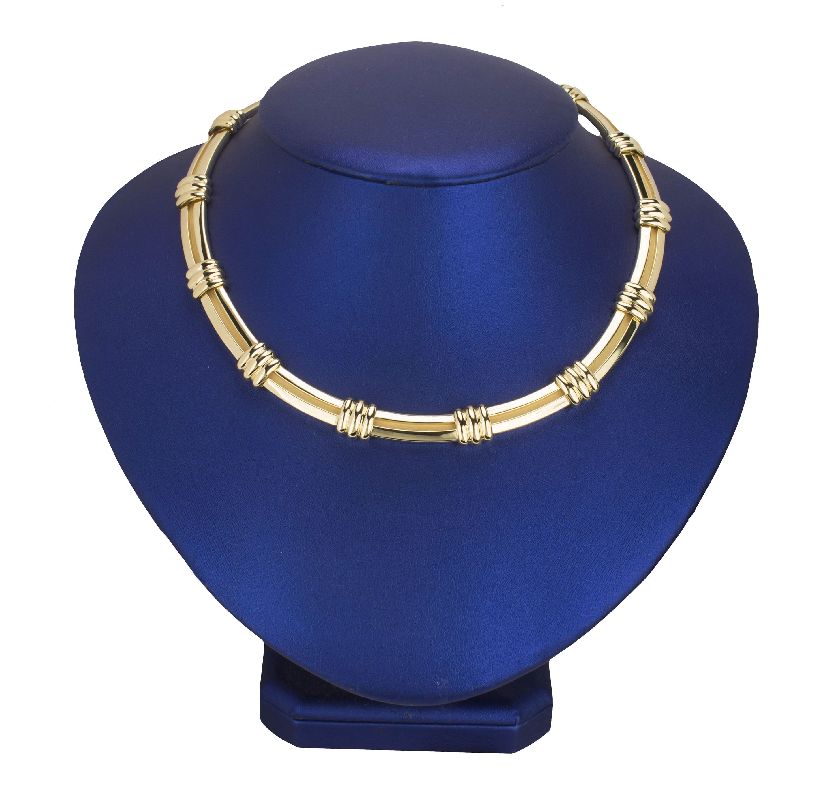 Tiffany & Co Gold Diamond x Choker Necklace