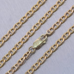 Men's 17.5g 14k Yellow Gold Anchor Mariner Chain 24" Necklace