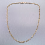 Men's 17.09g 14k Yellow Gold Anchor Mariner Chain 20.5" Necklace