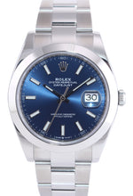 2019 PAPERS Rolex DateJust 41 Steel 126300 Blue Dial Jubilee 41mm Watch Box