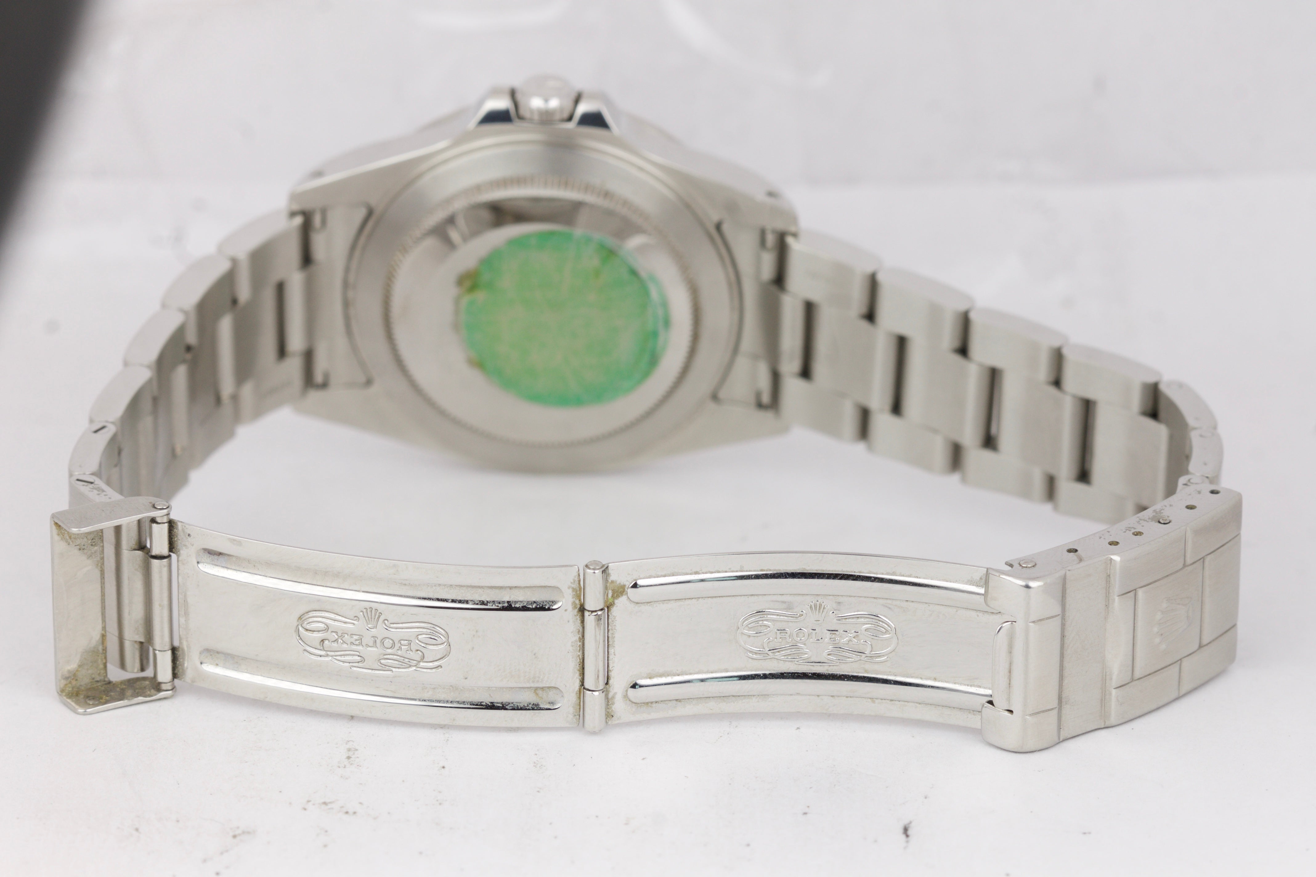 UNPOLISHED Rolex Explorer II SEL Stainless Steel Black Date GMT 40mm Watch 16570