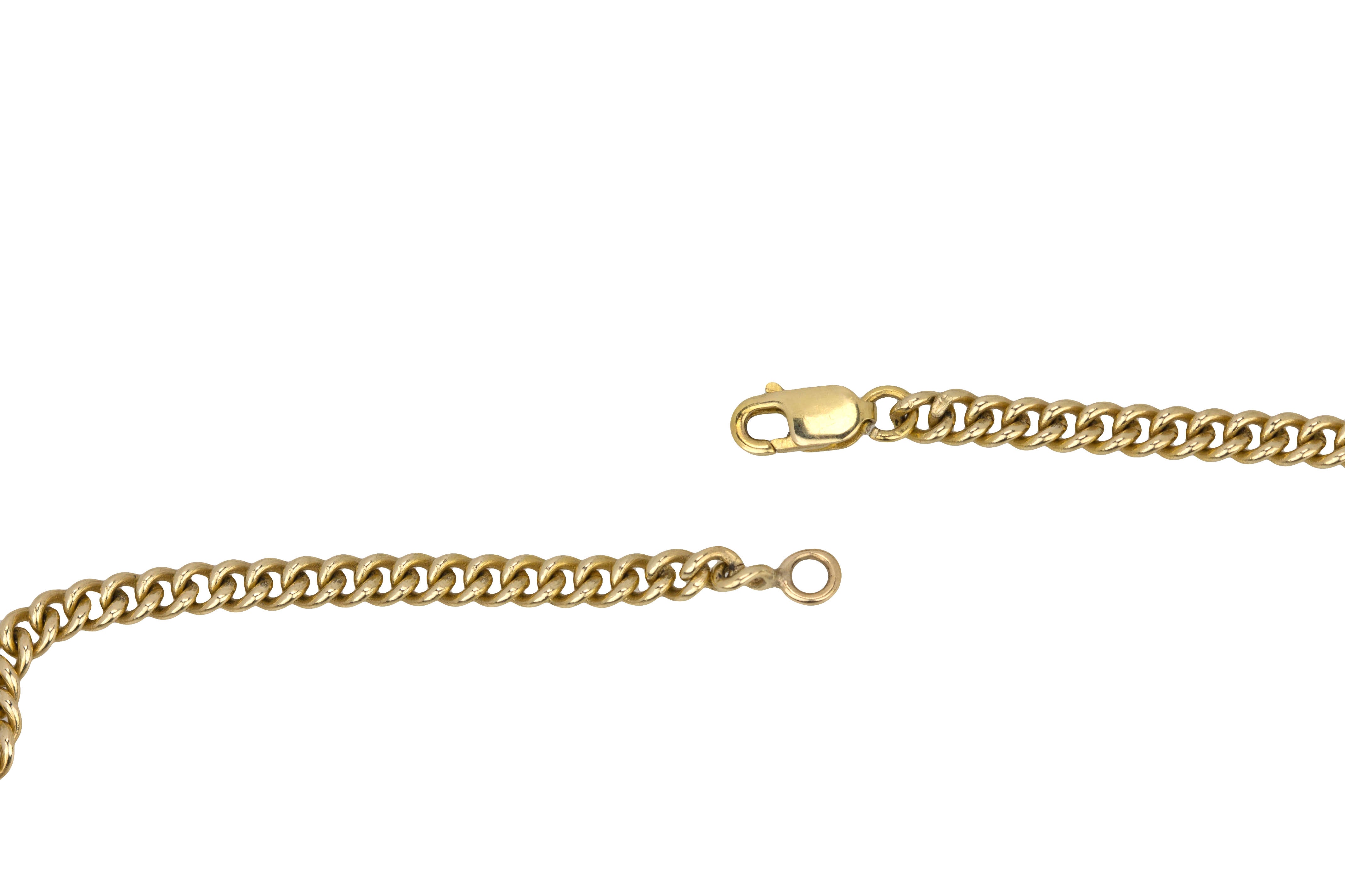 Men's 14K Yellow Gold 3mm Wide Cuban Link Chain 26.00" Necklace 18.4gr