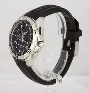 Tag Heuer Aquaracer Chronotimer Black 45mm Stainless Steel Quartz CAF1010 Watch