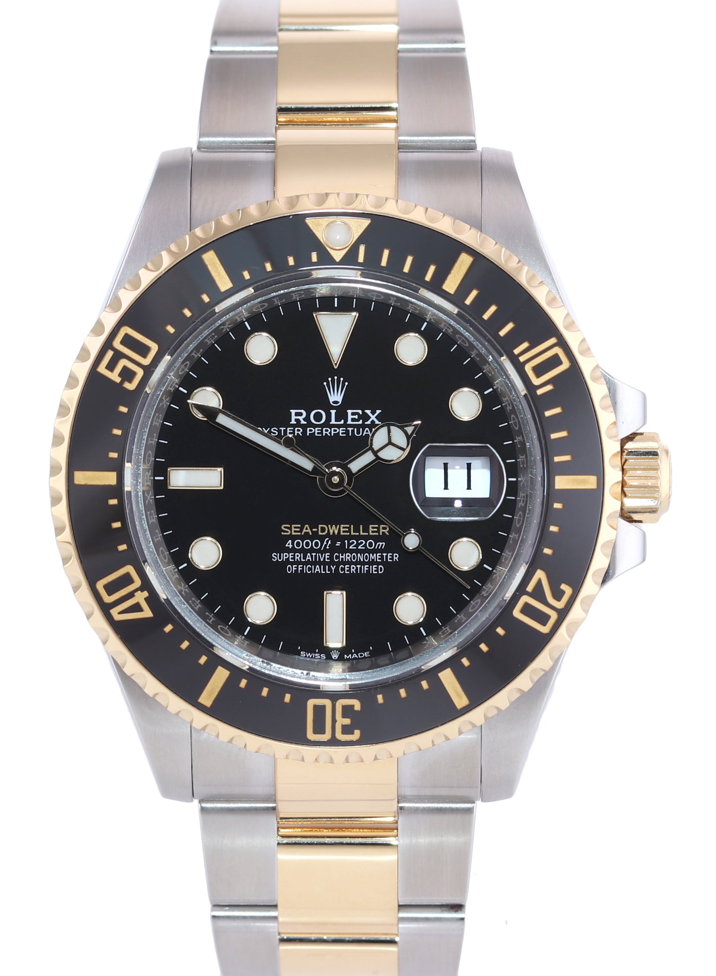 Rolex Sea-Dweller 43 126603 Two-Tone Yellow Gold Steel 43mm Watch Box