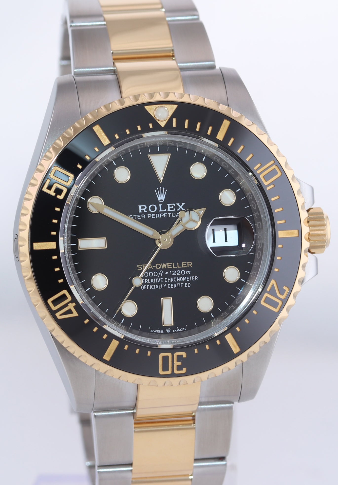 Rolex Sea-Dweller 43 126603 Two-Tone Yellow Gold Steel 43mm Watch Box