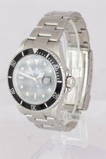 UNPOLISHED 2006 Rolex Submariner Date 16610 T Stainless Watch SEL NO-HOLES Watch