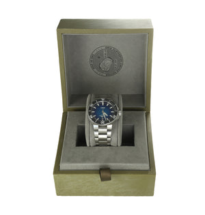 MINT Oris Aquis 7730 Blue Stainless Steel 43.5mm Automatic Black Ceramic Watch