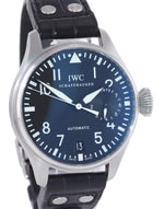 IWC Big Pilot Black 7-Day Power Reserve 46mm 5004 5004-01 IW500401 Steel Watch