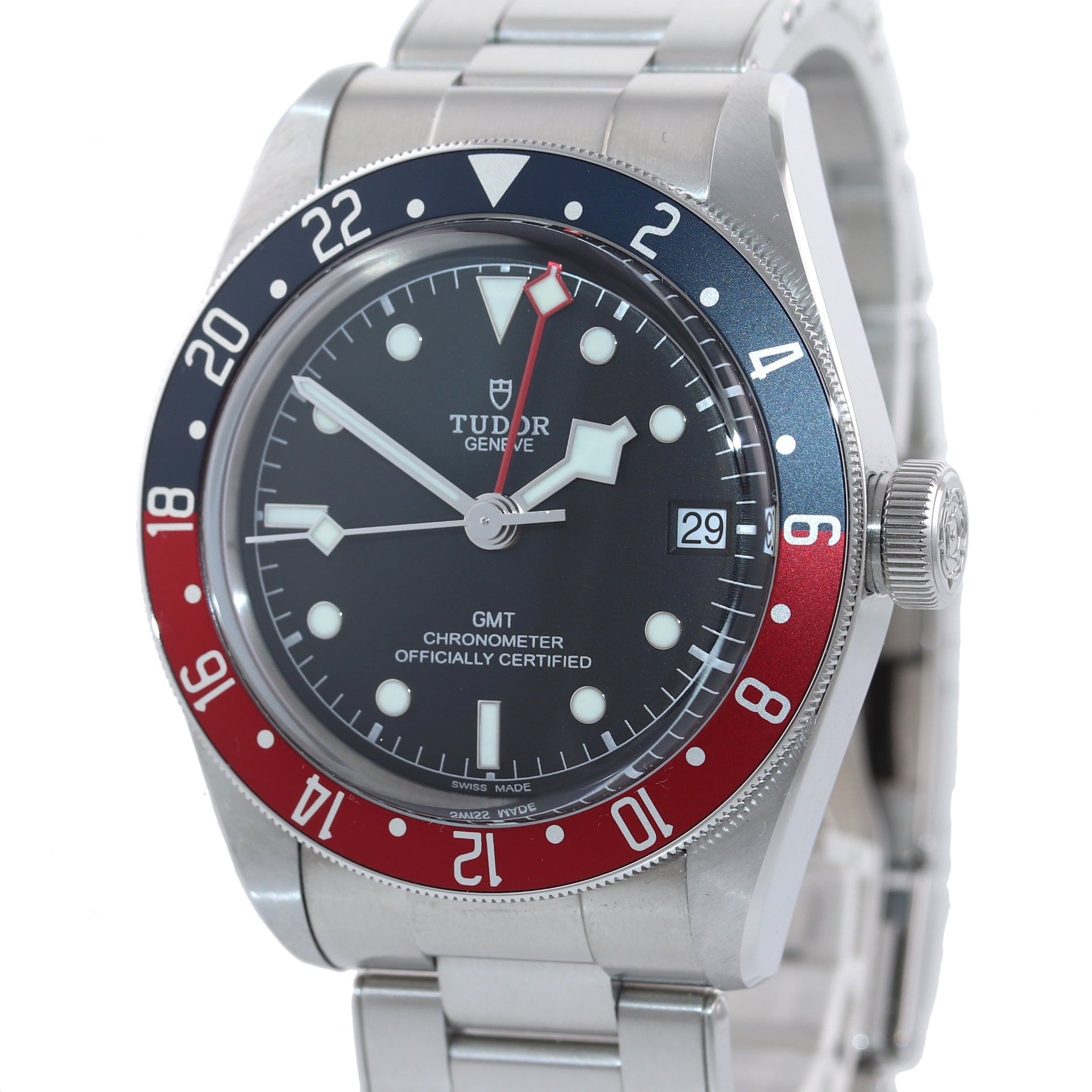 Copy of AUG 2020 NEW PAPERS Tudor Black Bay GMT Pepsi 79830RB 41mm Steel Watch Box
