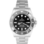 BRAND NEW 2021 Rolex Submariner 41mm No-Date Black Ceramic Watch 124060 LN B+P